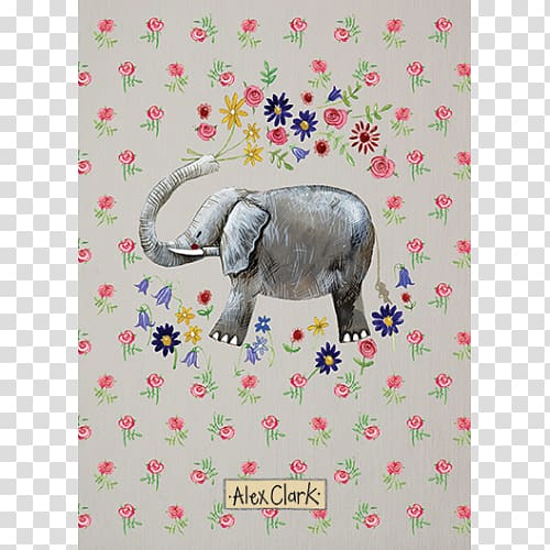 Dachshund Canvas Elephant Art Cattle, elephant rabbit transparent background PNG clipart