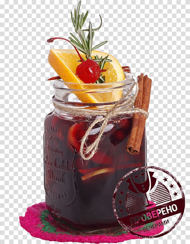 Mulled Wine Cocktail Alcoholic drink Mai Tai Sangria, cocktail transparent background PNG clipart