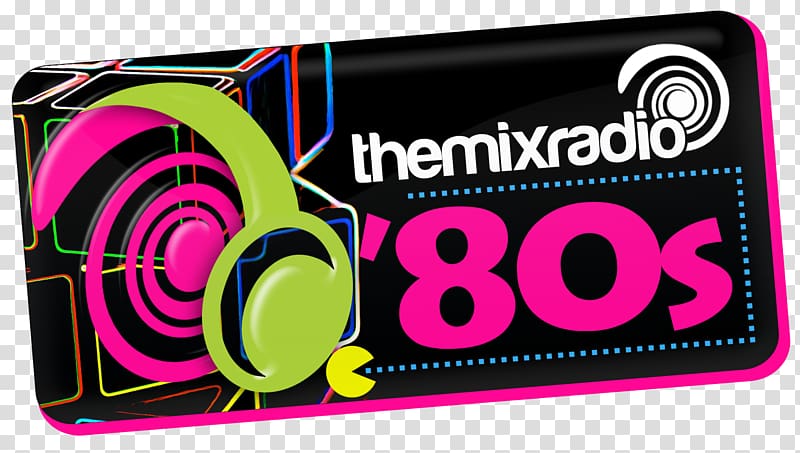 1980s Internet radio Absolute Radio 80s Music United Kingdom, radio station transparent background PNG clipart
