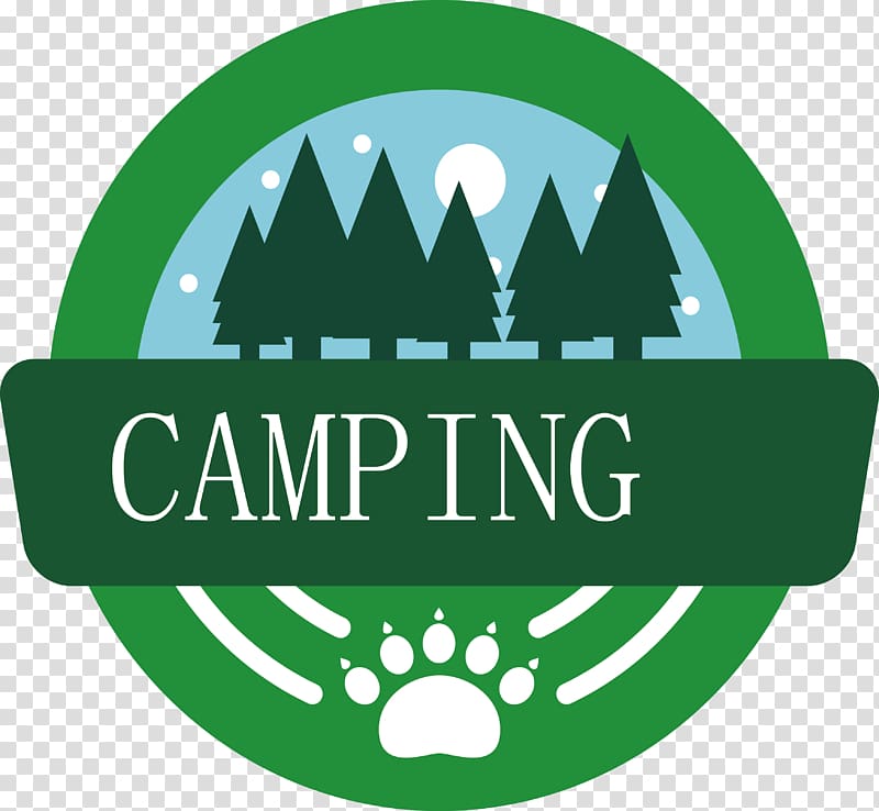 Camping Logo Campsite, Forest label transparent background PNG clipart