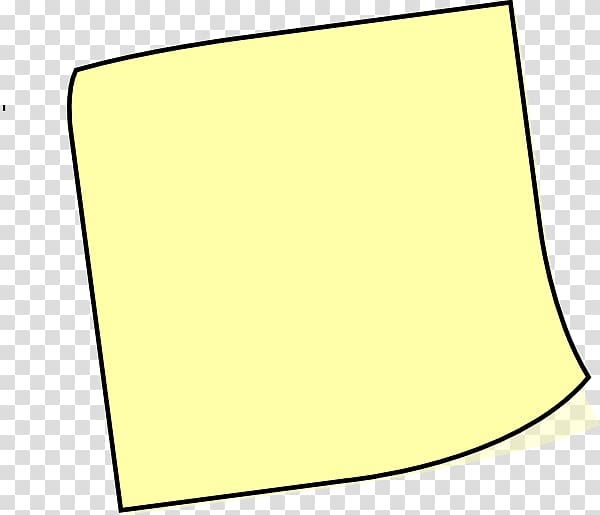 Post-it note Paper , sticky notes transparent background PNG clipart
