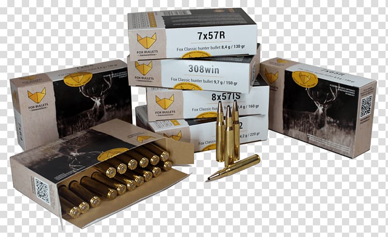 Ammunition Bullet Hunting 7×57mm Mauser .270 Winchester, brass bullets transparent background PNG clipart