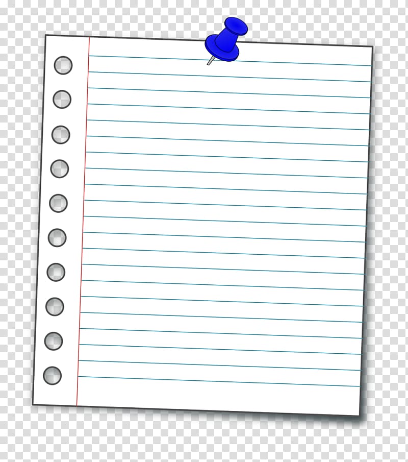 Ruled paper Notebook Paper clip , paper notes dialog transparent background PNG clipart