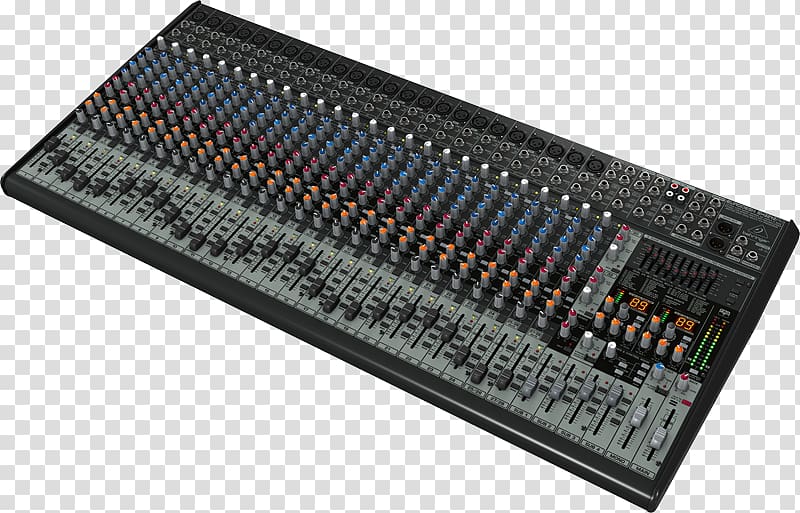 Microphone Audio Mixers Behringer Eurodesk SX3242FX BEHRINGER Eurodesk SX2442FX, Microphone Preamplifier transparent background PNG clipart