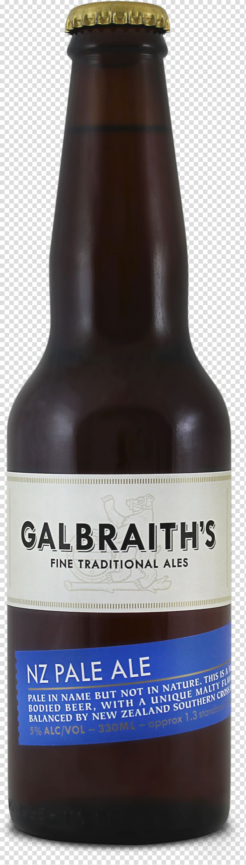 Galbraiths NZ Pale Ale (6 Pack) (330ml) Beer Lager, beer transparent background PNG clipart