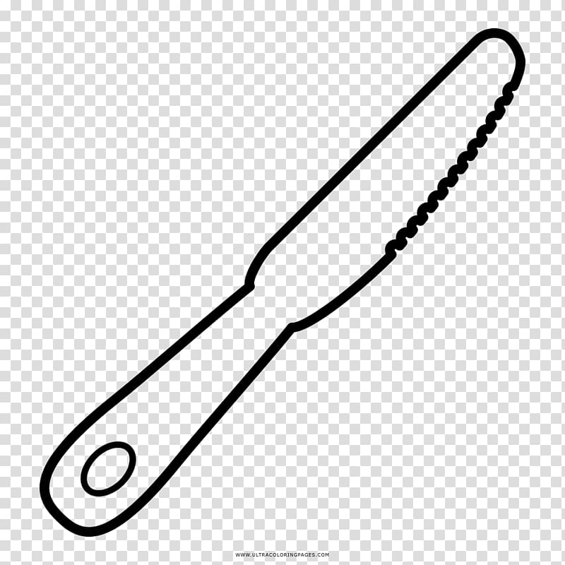 Butter knife Drawing Coloring book, knife transparent background PNG clipart