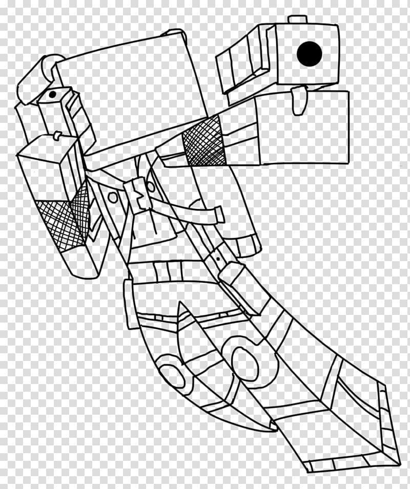 Minecraft Paper model Mob Coloring book, Minecraft transparent background  PNG clipart