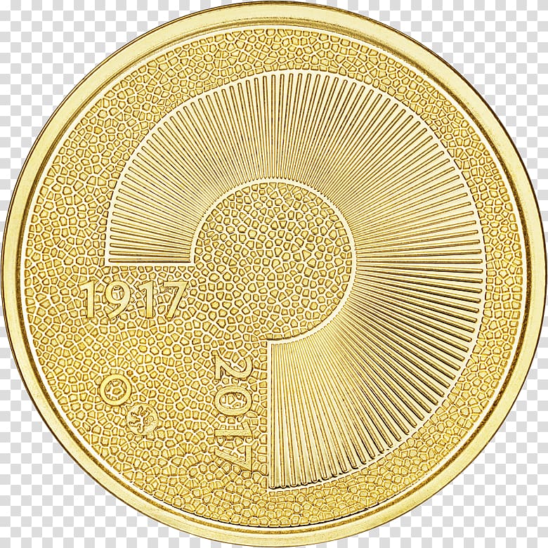 Suomi Finland 100 Coin Gold Mint of Finland, Coin transparent background PNG clipart