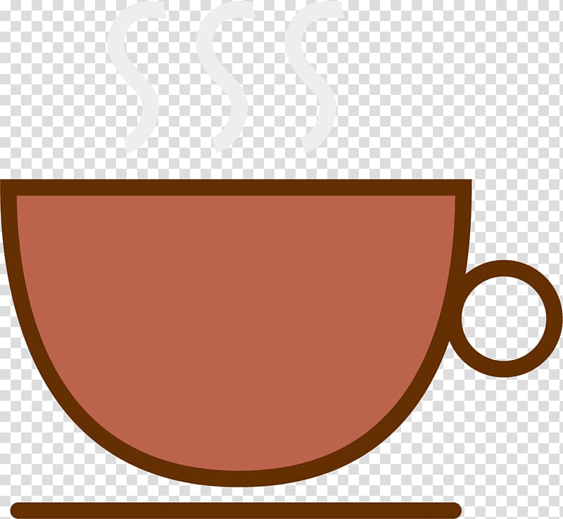Coffee cup Cafe, Red coffee cup transparent background PNG clipart