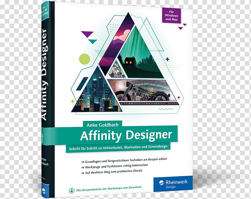Affinity Designer: Schritt für Schritt zu Vektorkunst, Illustration und Screendesign, für Mac und Windows Affinity , design transparent background PNG clipart