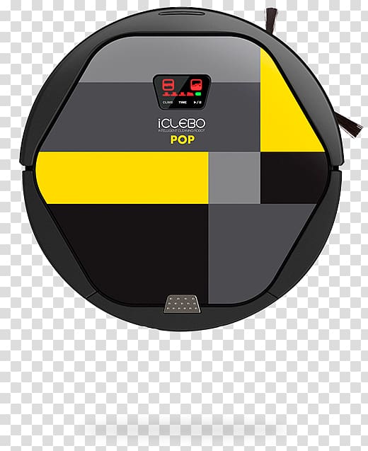 Robotic vacuum cleaner Yujin Robot iClebo POP YCR-M05-P2 iClebo Arte, Birds Eye transparent background PNG clipart
