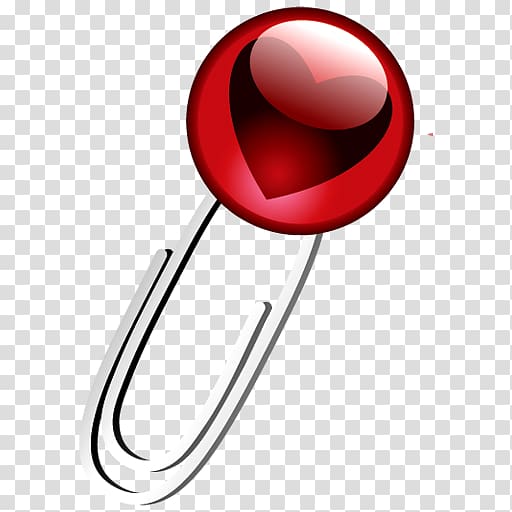 Paper clip ICO Icon, pin transparent background PNG clipart