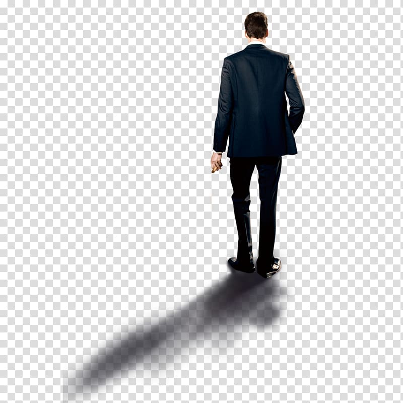 illustration of man wearing tuxedo, Shadow Icon, Lonely back man shadows transparent background PNG clipart