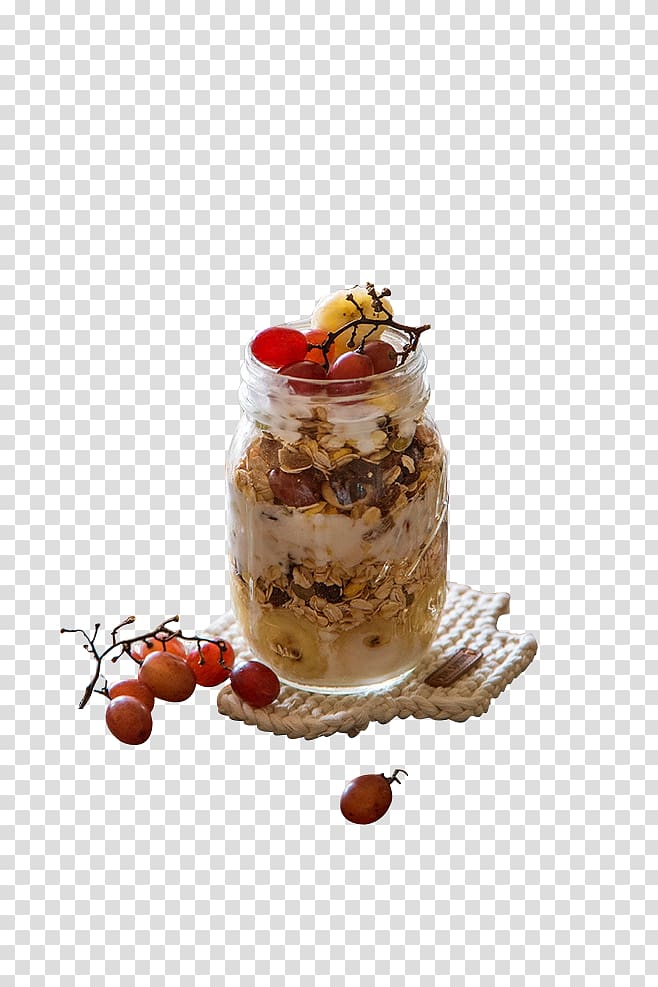 Sundae Cream Parfait Trifle Oatmeal, Fruits Yan Maisi twilight snow transparent background PNG clipart