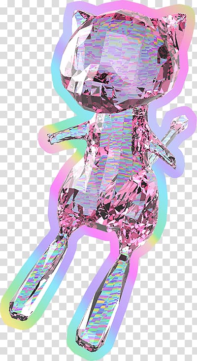 Pokémon Mew Seapunk, labes transparent background PNG clipart
