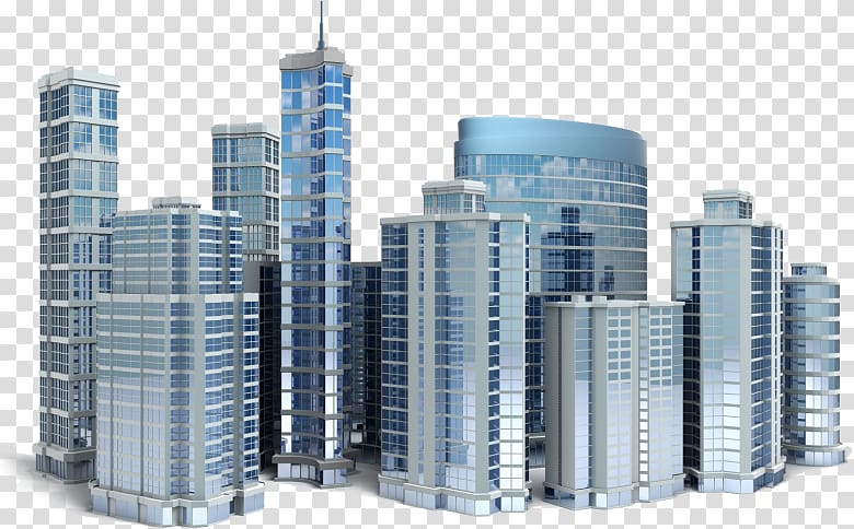 High-rise building Architectural engineering Building Materials General contractor, Skyscraper 3d Model transparent background PNG clipart
