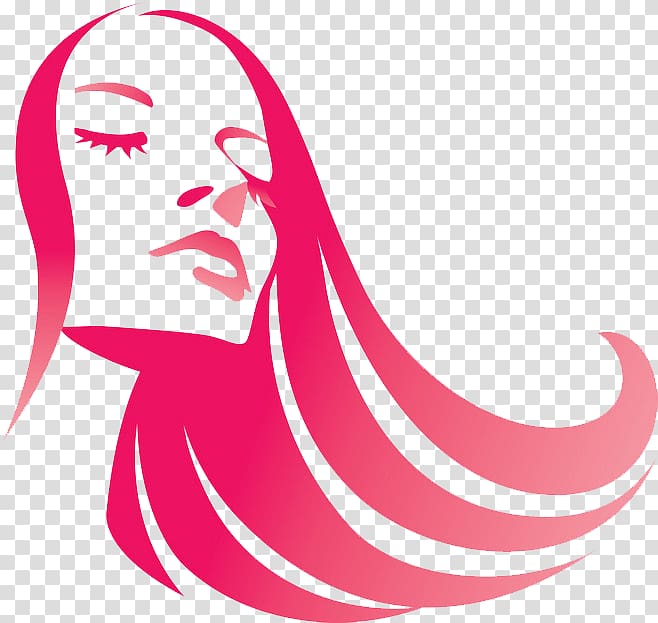 woman face illustration, Face Woman Illustration, Girl with closed eyes transparent background PNG clipart