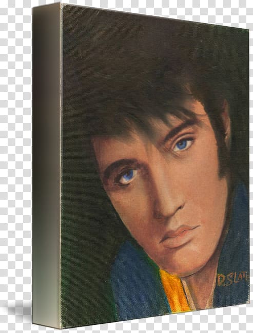 The Essential Elvis Presley Paint self-portrait, Elvis Presley transparent background PNG clipart