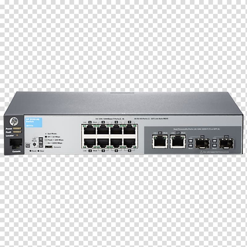 Hewlett-Packard Network switch Gigabit Ethernet Hewlett Packard Enterprise Power over Ethernet, aruba transparent background PNG clipart