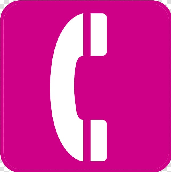 Telephone Computer Icons , Pink Phone transparent background PNG clipart
