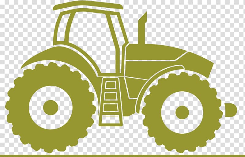 tractor stencil illustration, Tractor Agriculture Agricultural machinery Icon, tractor transparent background PNG clipart
