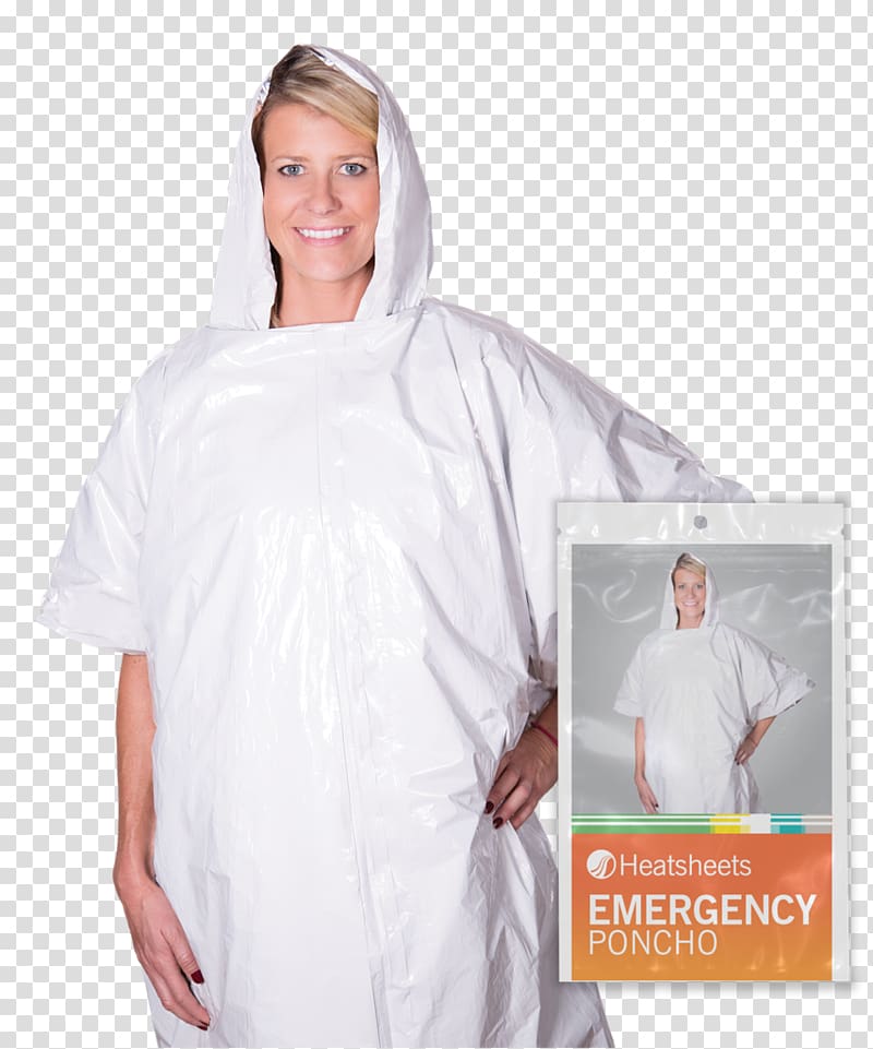 T-shirt Poncho Emergency Blankets Sleeve, T-shirt transparent background PNG clipart