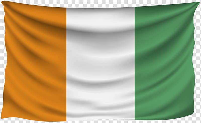 Republic of Ireland Flag of Ireland Irish National flag, shriveled transparent background PNG clipart