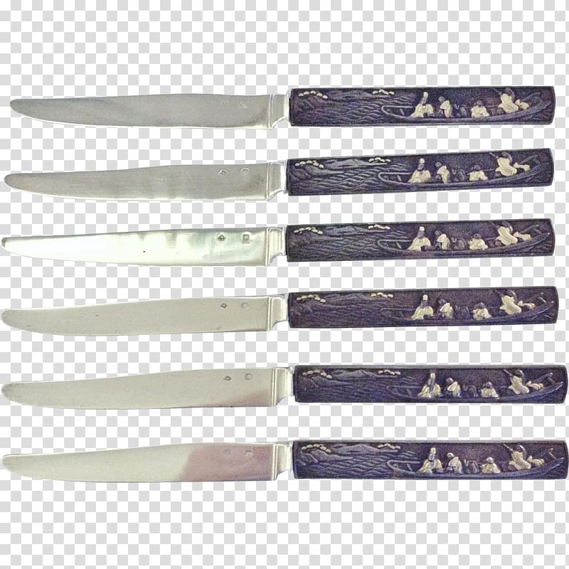Steak knife Kitchen Knives Handle Stainless steel, knife transparent background PNG clipart