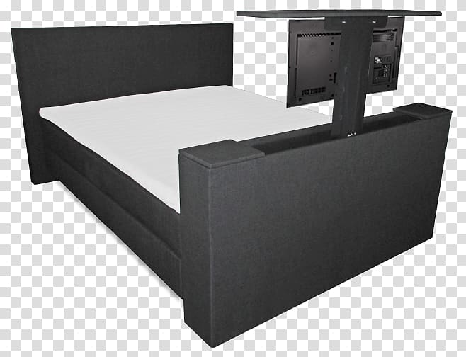 Bed frame Box-spring Couch TV-Lift, bed transparent background PNG clipart