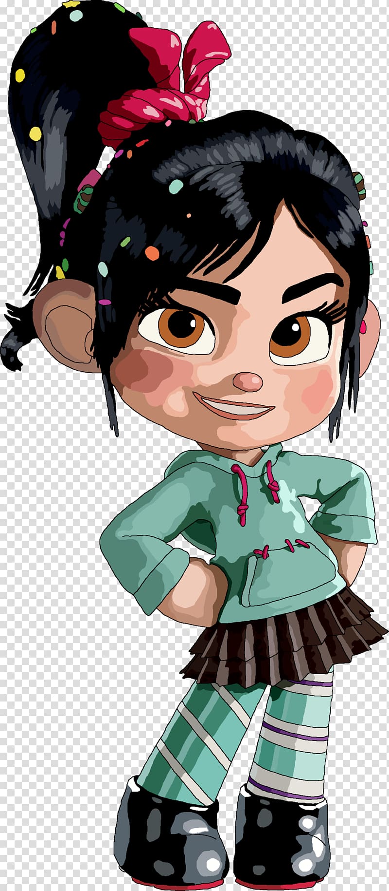 Vanellope von Schweetz Wreck-It Ralph Sergeant Calhoun Fix-It Felix YouTube, wreck it ralph transparent background PNG clipart