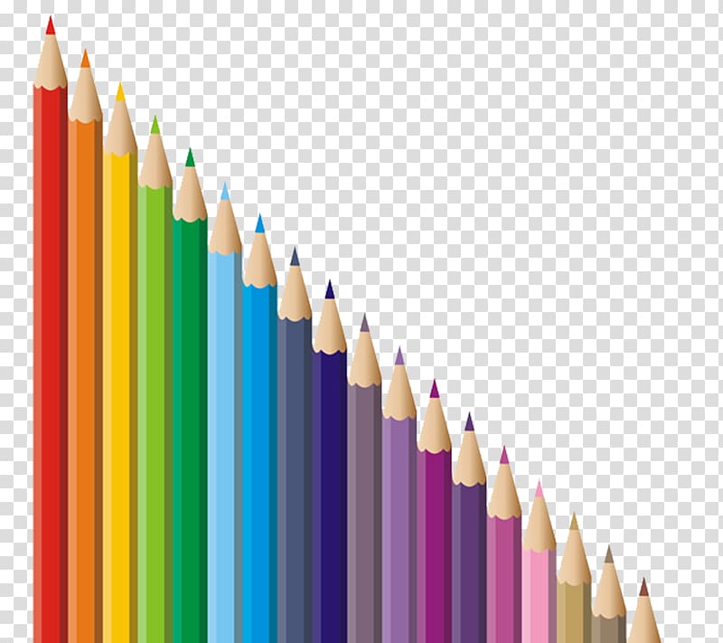 Crayon Colored pencil, Colored pencils transparent background PNG clipart