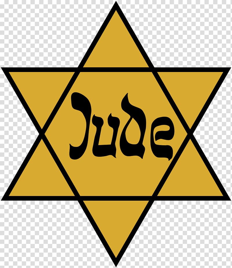 yellow and black background with text overlay, The Holocaust Star of David Yellow badge Jewish people Judaism, Judaism transparent background PNG clipart