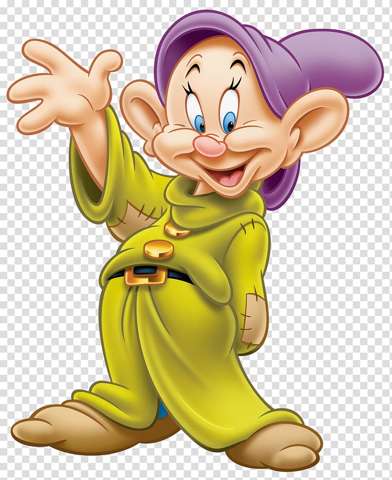 Dopey Mickey Mouse Seven Dwarfs , Dopey , Snow White and the Seven Dwarf character transparent background PNG clipart