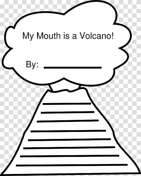 The Volcano Drawing, volcanic activity transparent background PNG clipart
