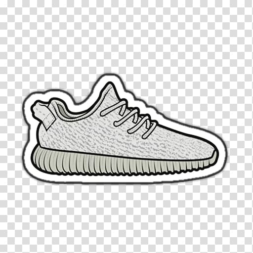 Adidas Yeezy Sneakers Drawing T shirt adidas transparent