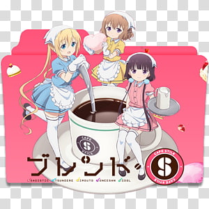 Blend S Anime Television show YouTube, Multicolor blend transparent background PNG clipart thumbnail