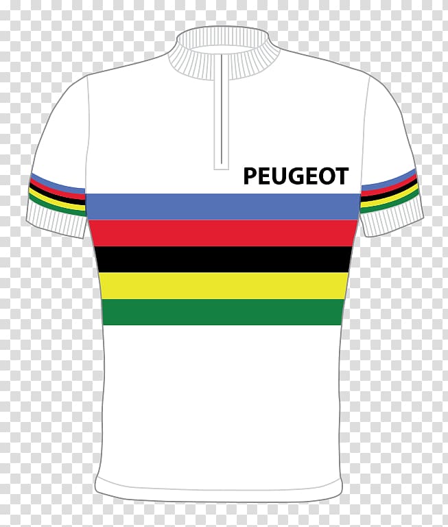 Rainbow jersey Tour de France Cycling T-shirt, cycling transparent background PNG clipart