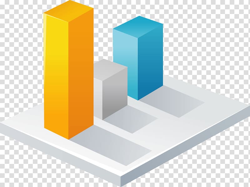 Chart 电子商务解决方案 Statistics Diagram , 3D Bars transparent background PNG clipart