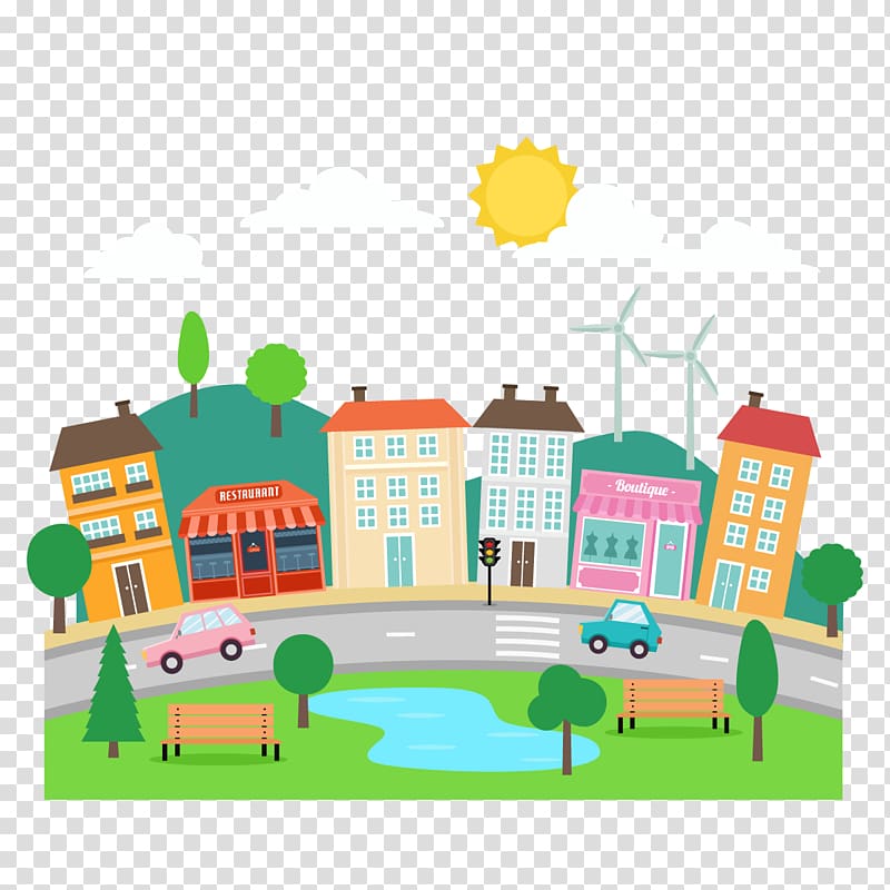 City Park transparent background PNG clipart