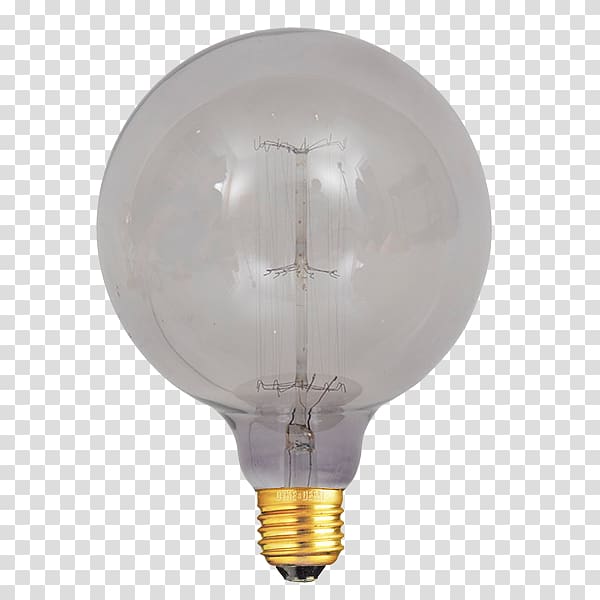 Incandescent light bulb Lighting Electrical filament Edison screw, smoke glare transparent background PNG clipart
