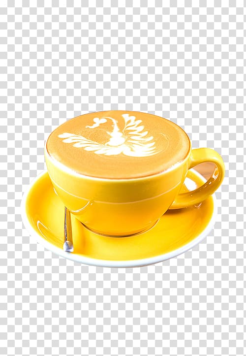 Coffee Milk Ceramic Drink Trendyol group, Bright yellow ceramic coffee cup hot milk yellow transparent background PNG clipart
