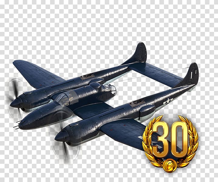 Heavy fighter aircraft Lockheed XP-58 Chain Lightning World of Warplanes, aircraft transparent background PNG clipart