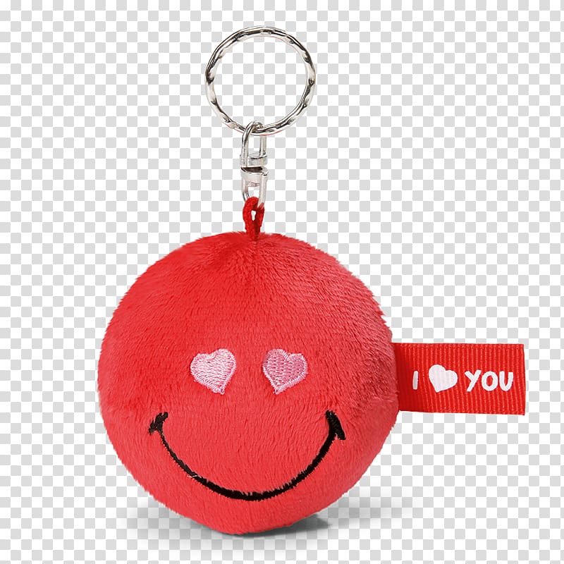 Key Chains MINI Plush Weidehaus.com Keychain Access, red Smiley transparent background PNG clipart