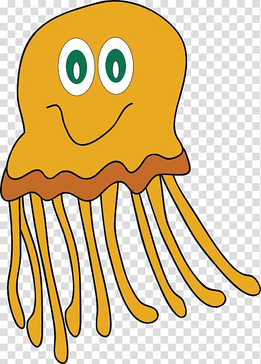 Jellyfish Color Yellow , Jellyfish transparent background PNG clipart