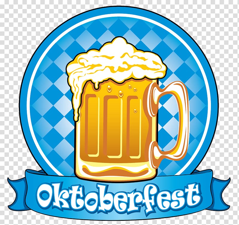 Oktoberfest art, Beer bottle Label, Oktoberfest Blue Decor with Beer transparent background PNG clipart