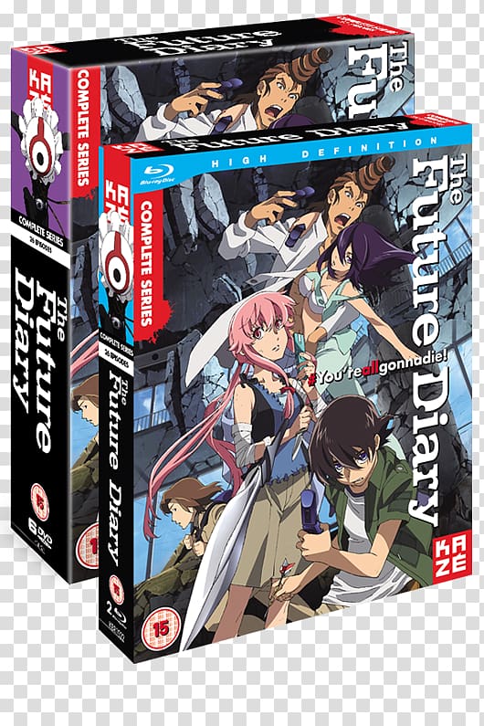 Future Diary Blu Ray Disc Yuno Gasai Anime Television Show Mirai Nikki Transparent Background Png Clipart Hiclipart - mirai nikki roblox youtube