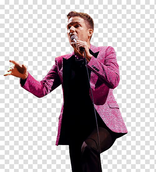 Brandon Flowers The Killers Joel the Lump of Coal The Desired Effect Microphone, Vegas transparent background PNG clipart
