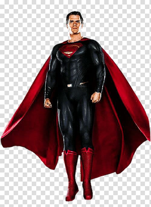 Superman logo DC Extended Universe Film, dark suit transparent background PNG clipart