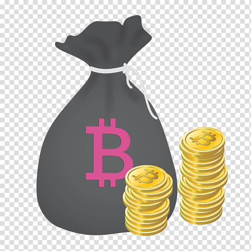 Bitcoin Cryptocurrency Ethereum Blockchain, money bag transparent background PNG clipart