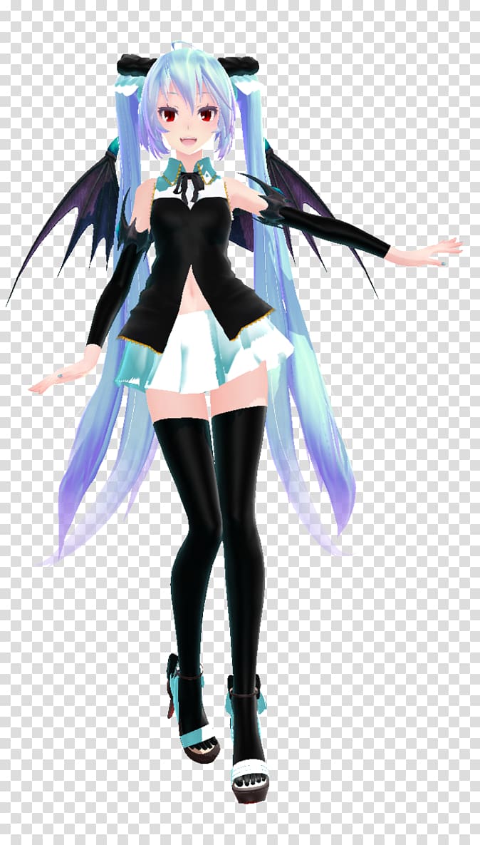 MikuMikuDance Vocaloid Hatsune Miku Anime Mangaka, Vampire Lovers transparent background PNG clipart